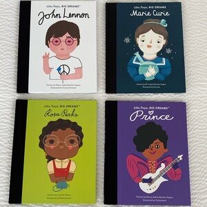 Little People Big Dreams Hardcover Set of four books New